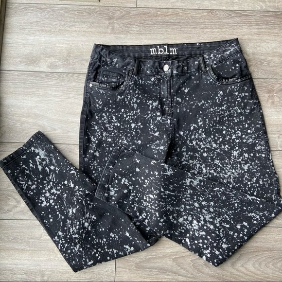 Mblm Splattered  Studded Skinny Jeans - Picture 6 of 15